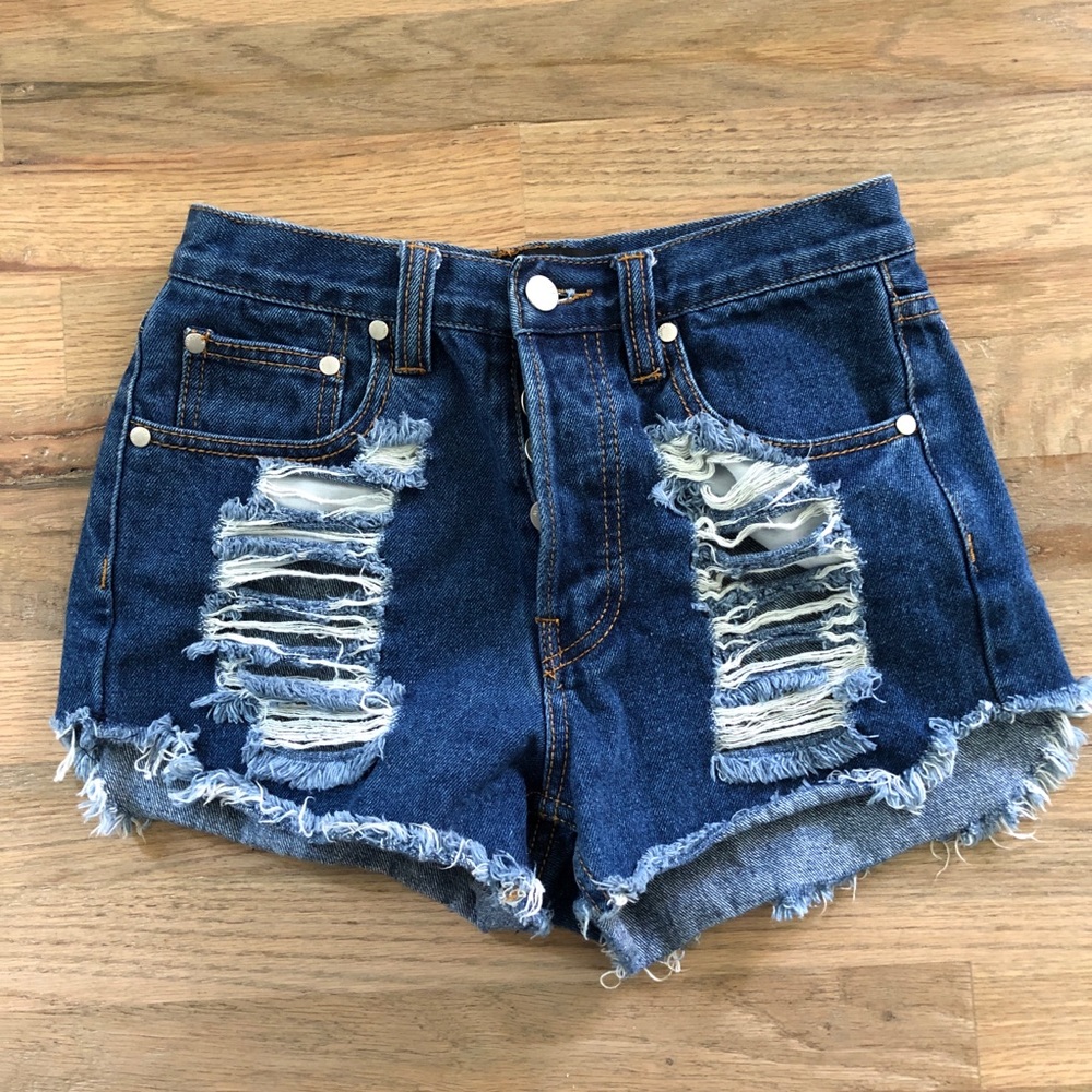 Minkpink Slasher Flick High Waisted Shorts S